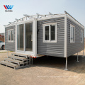 Low cost fashionable Modular light steel prefabricated prefab luxury wooden villa house